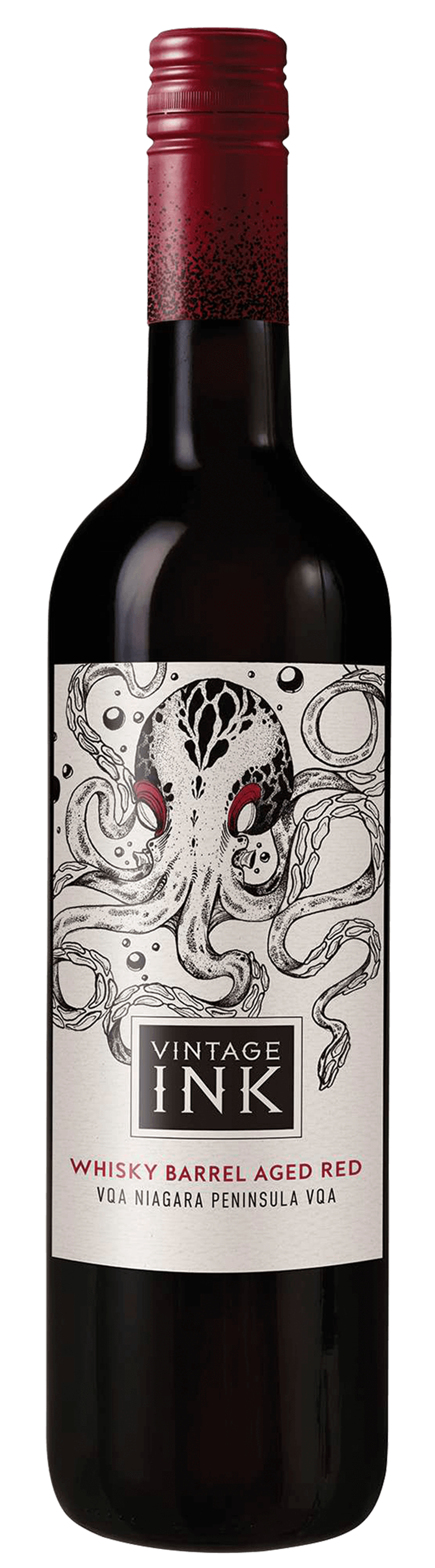 Vintage Ink Whisky Barrel Aged Red VQA